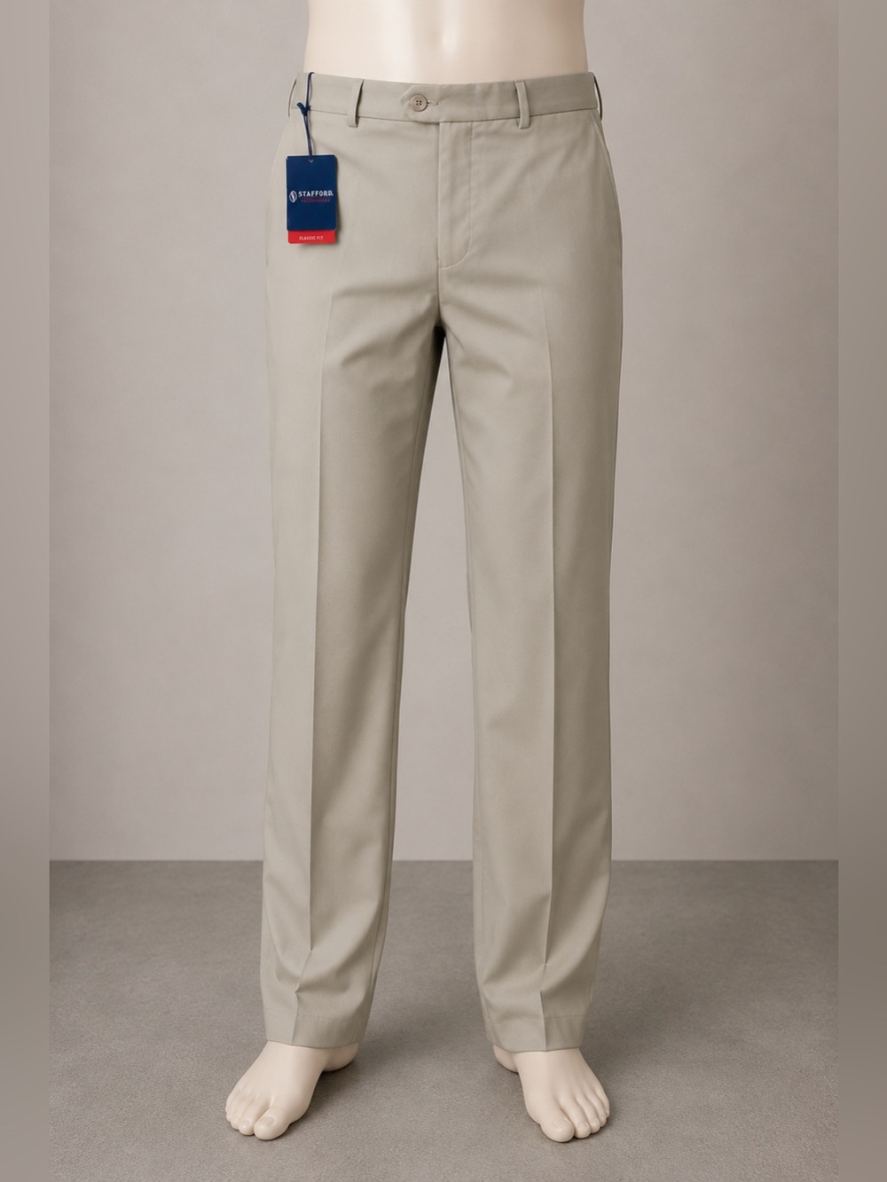 Stafford Performance Micro Twill Classic Fit Dress Pants 36x29 NWT